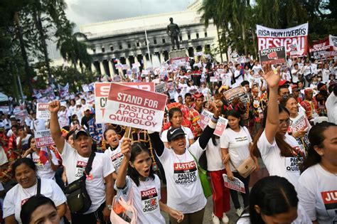 www.sambadepaper.com today|Protests Erupt in Philippines as Police Target Duterte’s Pastor.